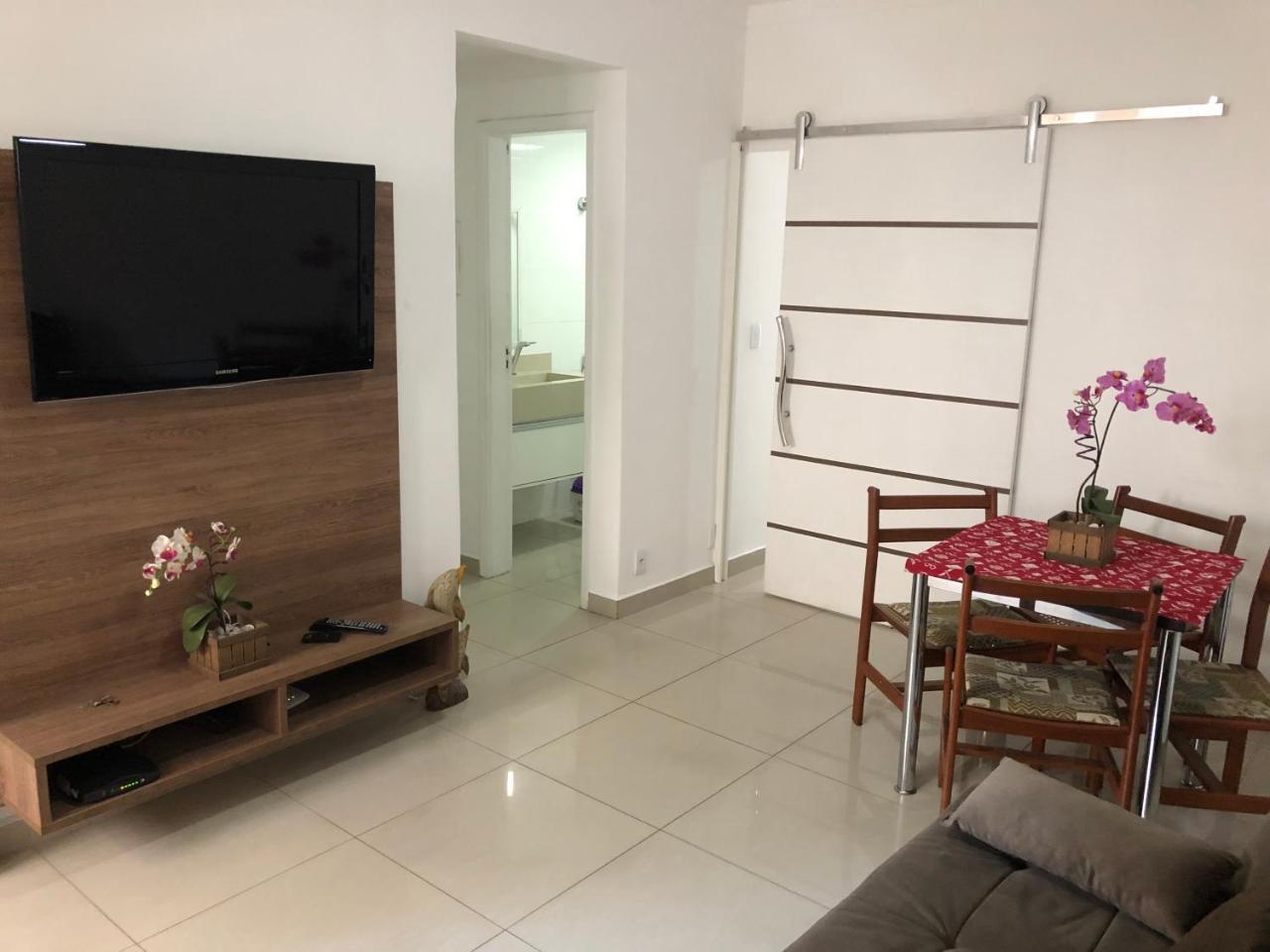 Apto Gonzaga Frente ao Mar Wi-Fi Santos  Exterior foto