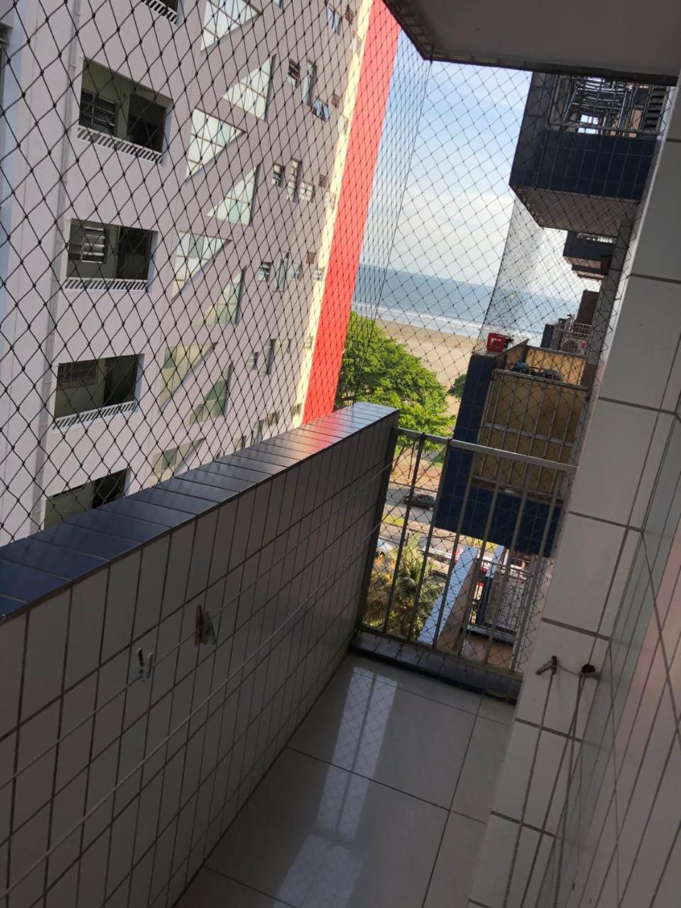 Apto Gonzaga Frente ao Mar Wi-Fi Santos  Exterior foto